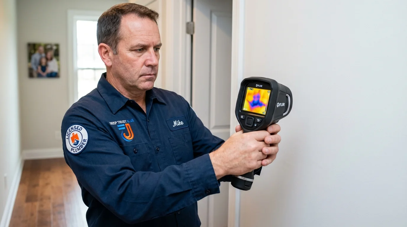Thermal imaging leak detection by Johns Plumbing LLC in Kissimmee